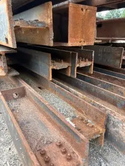
										used beams HP16x183 at 30’-45’ full									
