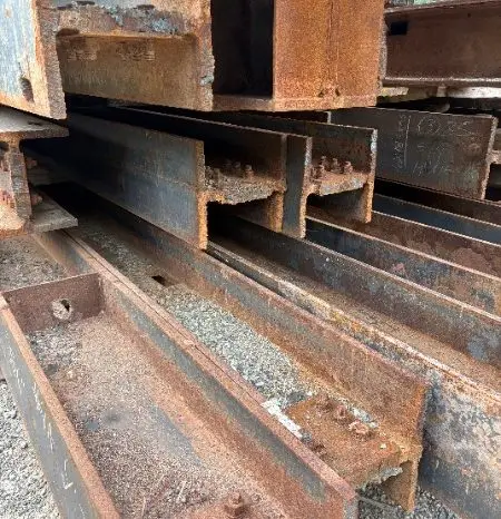 
								used beams HP16x183 at 30’-45’ full									