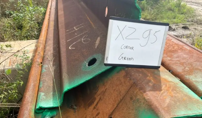 
								Cold rolled corner sheet pile 3/8” thick full									