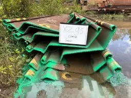 Cold rolled corner sheet pile 3/8” thick